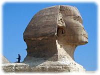 The great Sphinx at Giza - Cairo