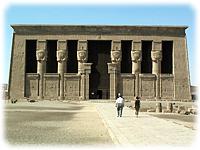 The Great Hypostile Hall at Dendera Temple.