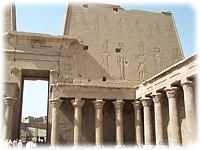 The Temple dedicated to Horus at Edfu.